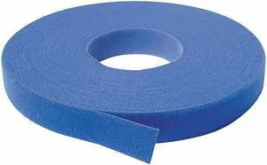 VELCRO BRAND 176062 No Adhesive, 75 ft, 3/4 in Wd, Blue