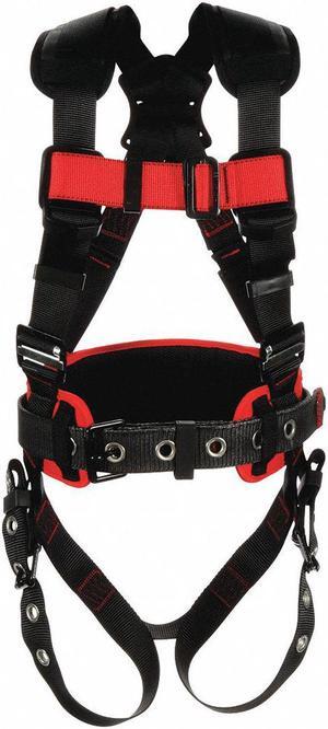 3M PROTECTA 1161302M Protecta(R) Full Body Harness, XL, 420 lb., Friction /