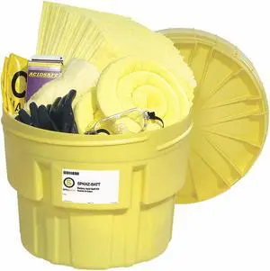 SPILLTECH SPKHZ-BATT Spill Kit,Drum,Chemical, Hazmat
