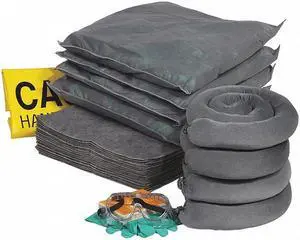 SPILLTECH RSPKU-30 Spill Kit Refill, 23 gal Volume Absorbed per Kit, 30 gal