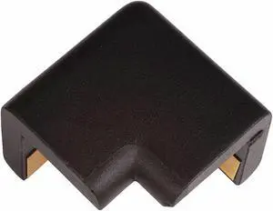KNUFFI 60-6786 Corner Guard,Rounded,Black