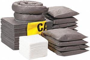 SPILLTECH RSPKU-WCAB Spill Kit Refill, 23 gal Volume Absorbed per Kit, Box,