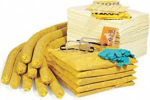 SPILLTECH RSPKHZ-55 Spill Kit Refill, 49 gal Volume Absorbed per Kit, 55 gal