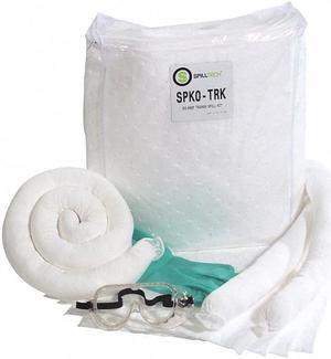SPILLTECH SPKO-TRK Spill Kit, 8 gal Volume Absorbed per Kit, Bag, White, 29
