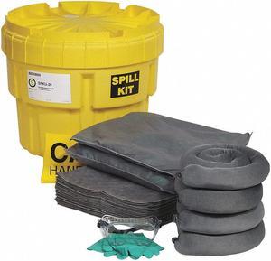 SPILLTECH SPKU-20 Spill Kit, 16 gal Volume Absorbed per Kit, 20 gal Capacity,