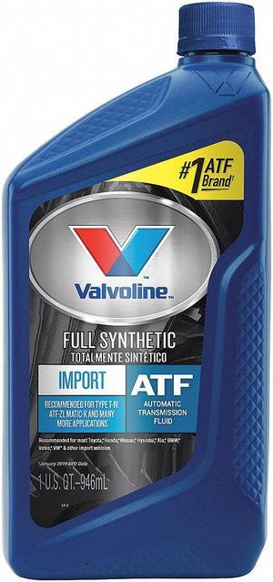 VALVOLINE 822389 Automatic Transmission Fluid,Red,1 qt.