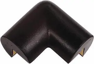 KNUFFI 60-6784 Corner Guard,Rounded,Black