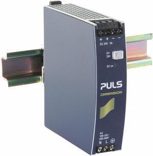 PULS Power - CS5.241 - Power Supply, 100 to 120V ac, 120W, 5A, 24 to 28V dc, 1 Phase, DIN Rail-Mount