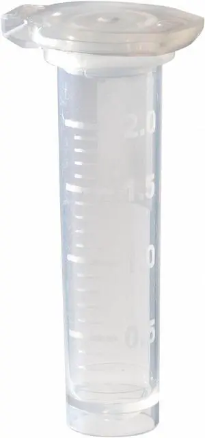 ZORO SELECT 11L820 Micro Cent Tube, 2.0mL, Nonsterile, PK1000 (Formerly Lab