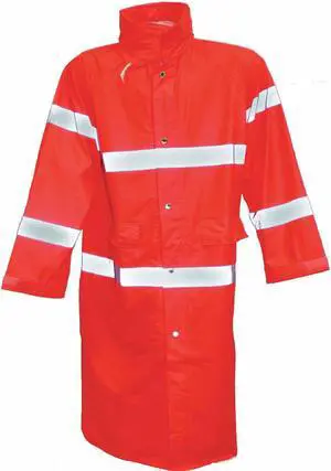 TINGLEY C56129 Stormflex Rain Jacket, Class 3, Type P, Orange, 4XL