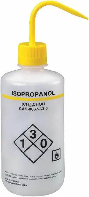 LAB SAFETY SUPPLY 24J888 Translucent, Wash Bottle 32 oz., 4 Pack