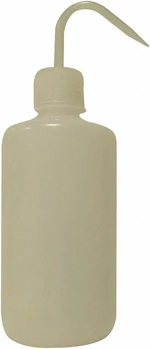 LAB SAFETY SUPPLY 24J899 Translucent, Wash Bottle 16 oz., 6 Pack