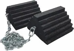 CHECKERS CH4121-12-CH3 Wheel Chock,8" W x 12" D x 5" H,PR
