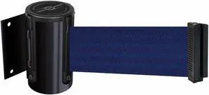 TENSABARRIER 896-STD-33-STD-NO-L5X-C Belt Barrier, Black,Belt Color Blue
