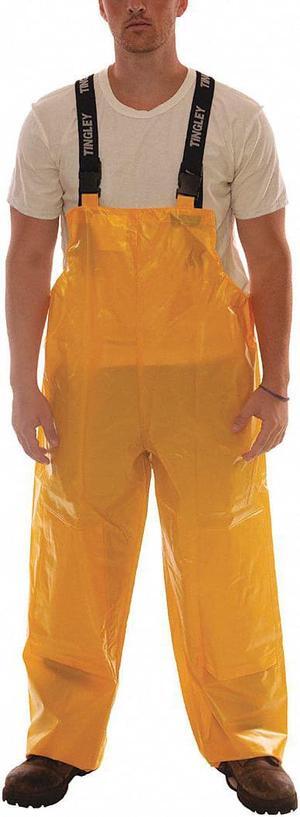 TINGLEY O22047 Rain Bib Overall,3XL,Yellow,Unisex