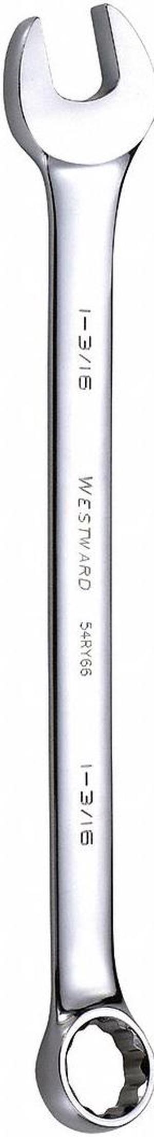 WESTWARD 54RY66 Comb. Wrench,1-3/16",SAE,Full Polish