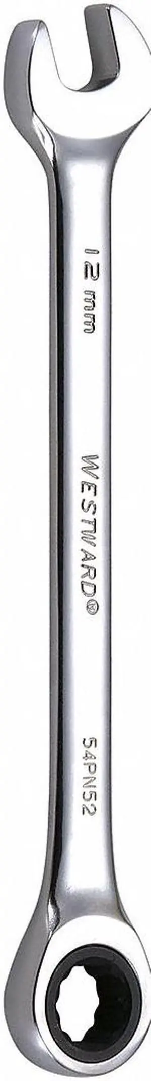 WESTWARD 54PN52 Wrench, Combination, Metric, 6-3/4" L.