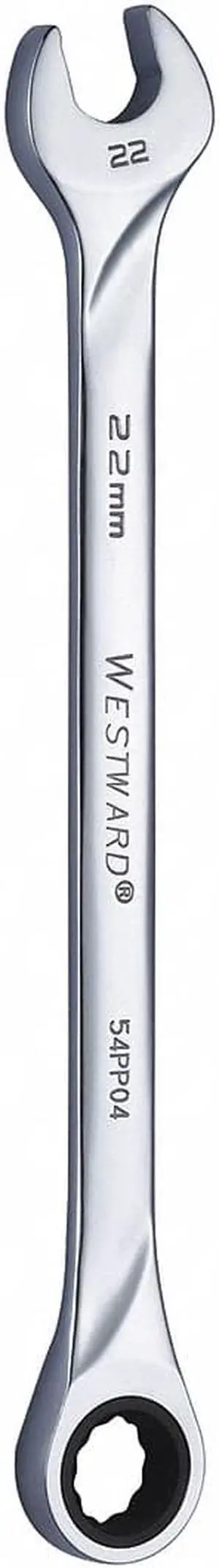 WESTWARD 54PP04 Wrench,Combination/Extra Long,Metrc,22m