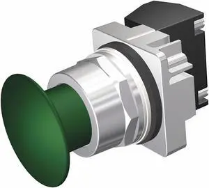Push Btn, 30mm, 1.73InMushroom, 1NO/1NC, Grn 52PP2A3A Push Btn, 30mm, 1.73InMushroom, 1NO/1NC, Grn 52PP2A3A