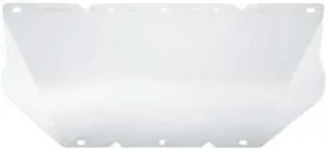 MSA SAFETY 10115841 Face Shield Visor, Clear Visor, 8" Height, Anti-Fog,