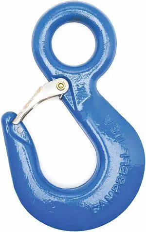 CAMPBELL CHAIN & FITTINGS 3925115PL Eye Hoist Hook w/ Latch, PL, No. 31, 11