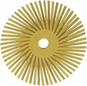 SCOTCH-BRITE 61500139375 Radial Bristle Disc,TA,3 In Dia,80G,PK40