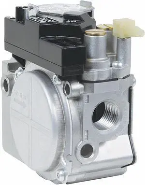 WHITE-RODGERS 36J55-214 Gas Valve, NG/LP, Hot Surface, 24, Slow Opening, 1/2 in