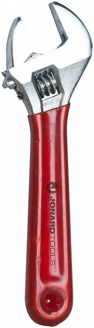 JONARD TOOLS AW-6 Adj. Wrench,6",15/16" Cap.,Chrome