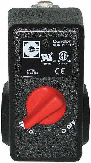 Powermate Pressure Switch,105 to 135 psi,4 Port  034-0226RP