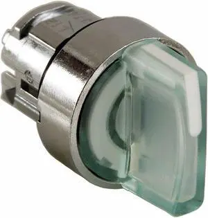 SCHNEIDER ELECTRIC ZB4BK1813 Illum Selector Switch,3 Pos,22mm,White