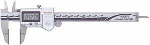 Mitutoyo Digital Caliper,1-9/16" Jaw Depth,Steel  573-734-20