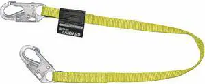 HONEYWELL MILLER 213WLS-Z7/4FTYL Positioning Lanyard, 4 ft, Yellow