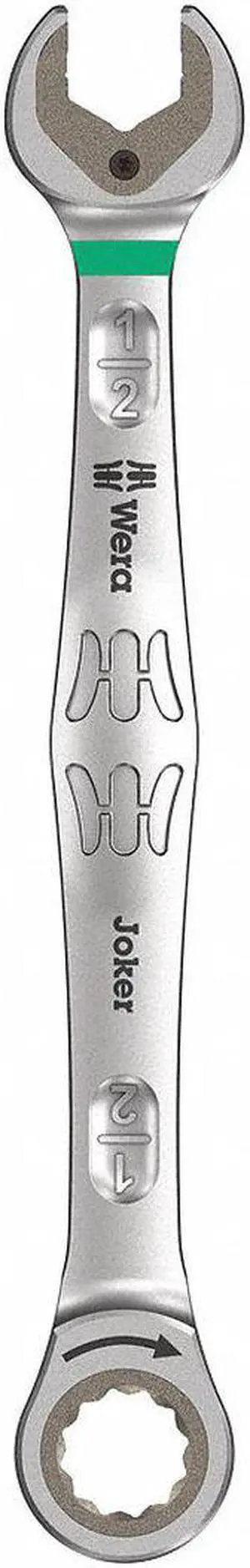 Wera Combo Wrench,Steel,SAE,0 deg.  05073283001