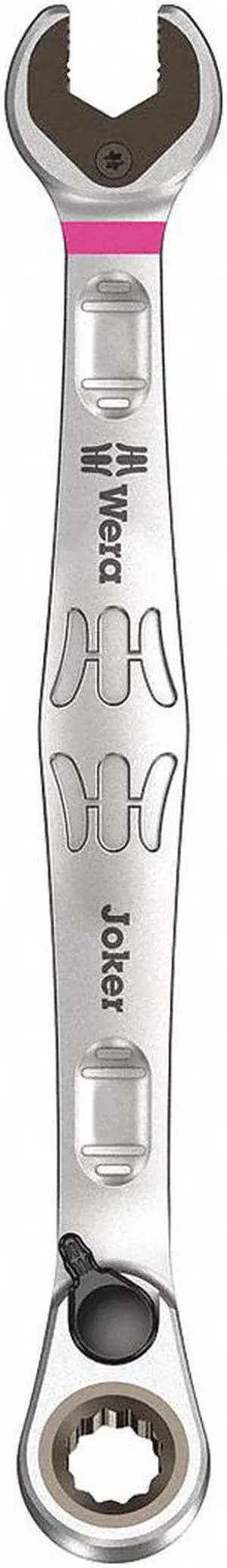 Wera 8mm, Combination Wrench, Metric, Chrome Finish, Number of Points: 6, 12