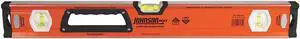 JOHNSON 1717-2400 Box Level,Aluminum,24 in. L,Yellow