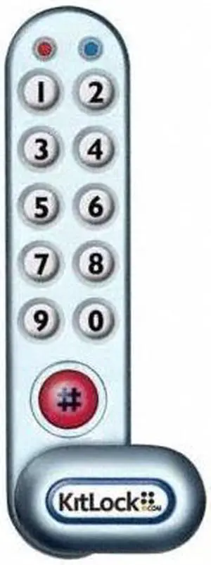 Codelocks Zinc Alloy,  Electronic Keyless Lock,  Keypad,  Finish Powder Coated