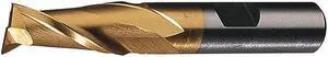 CLEVELAND C32498 Cobalt End Mill,1/8 In D,3/8 In Cut L