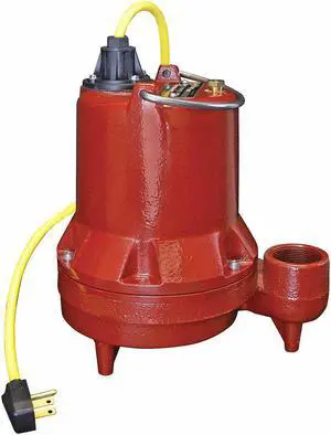 Liberty Pumps High-Temp. Sump Pump, 4/10 HP, 115VAC   HT41M