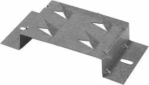 AURALEX ACOUSTICS 1" OFFSET I-CLIP4-PACK Noise Control Impaling Clips, Steel, 3