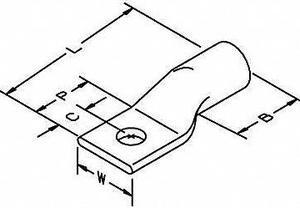 3m One Hole Lug Compress Conct,2/0 AWG,PK10  31036