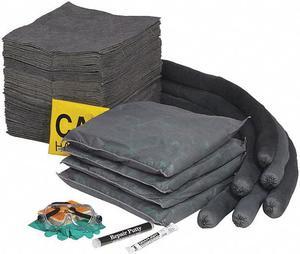SPILLTECH RSPKU-50 Spill Kit Refill, 47 gal Volume Absorbed per Kit, 50 gal
