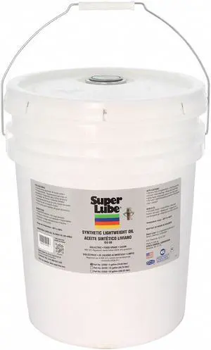 SUPER LUBE 52050 5 gal Pail, Hydraulic Oil, 68 ISO Viscosity, 80W SAE