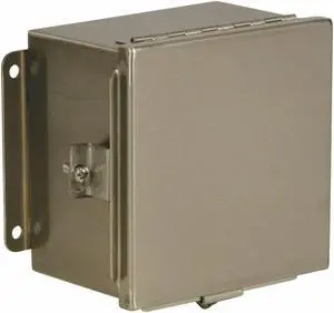 WIEGMANN BN4100804CHSSA Screws and Clamps Electrical Enclosures, 10 in H, 4 in