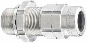 APPLETON ELECTRIC TMC2-100118NB Cable Connector,1 in.,Straight,Gold