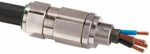 APPLETON ELECTRIC 50T32005 Cable Connector,2 in.,Straight,Silver
