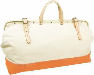 Canvas Tool Bag,  Masons,  Number of Pockets: 1,  White/Yellow 304X