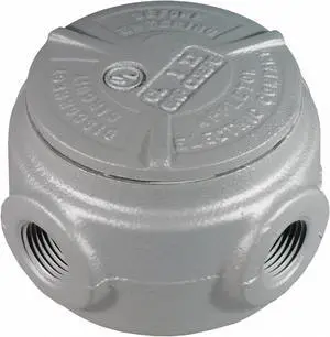 APPLETON ELECTRIC GRJS100 Conduit Outlet Body,Iron,XAT