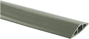 HUBBELL WIRING DEVICE-KELLEMS FT3GY5 Cable Protector,1 Channel,Gray,5 ft. L