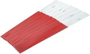 3M 983-32 Conspicuity,2 In,White/Red,PK100