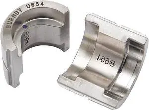 BURNDY U654 Type U Crimping Die,Purple